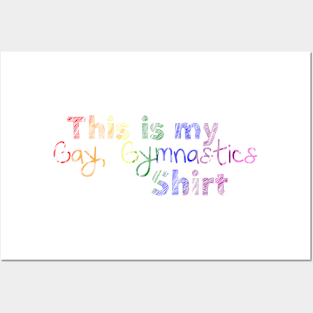 Gay Gymnastics Shirt Posters and Art